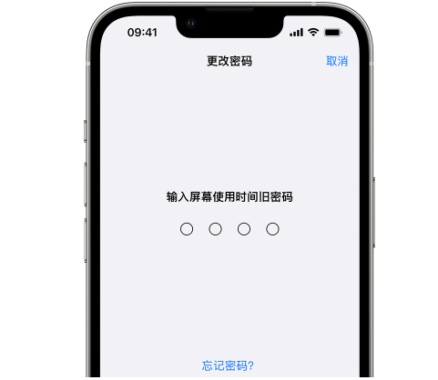 陇南iPhone屏幕维修分享iPhone屏幕使用时间密码忘记了怎么办 