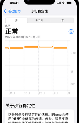 陇南iPhone手机维修如何在iPhone开启'步行稳定性通知'