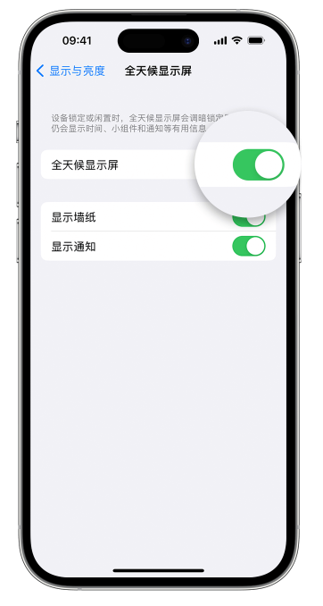 陇南苹果14维修店分享如何自定义 iPhone 14 Pro 常亮显示屏 