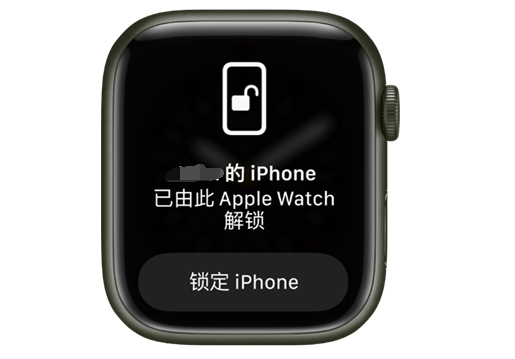 陇南苹果手机维修分享用 AppleWatch 解锁配备面容 ID 的 iPhone方法 